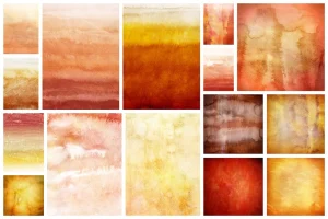 Autumn Watercolor Backgrounds Volume 2