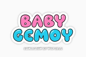 Baby Gemoy – Playful Bubble Font