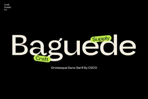 Baguede – Grotesque Sans Serif