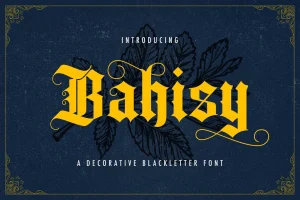 Bahisy – Blackletter Font