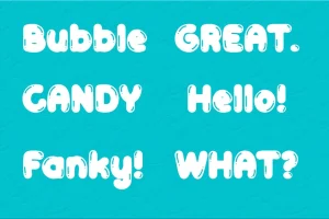 Balon – Bubble Font