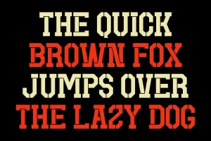 Bandex – Stencil Typeface