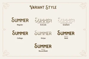 Barra Vintage Font