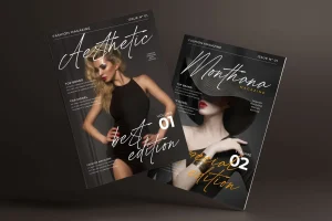 Batherga Signature Font