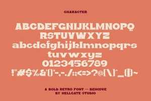 Behoove Retro Typeface