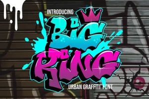 Big King – Urban Graffiti Font