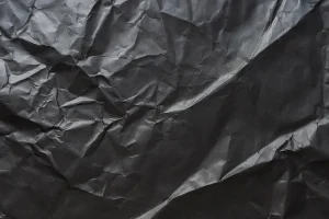Black Crumpled Texture Background