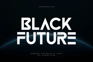 Black Future – Modern Futuristic Font