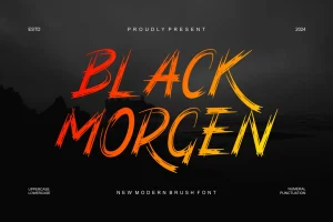 Black Morgen Font