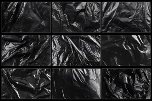 Black Plastic Bag Texture