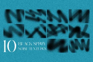 Black Spray Noise Texture