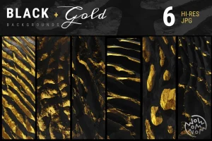 Black with Gold | Textures