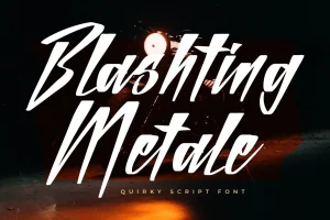 Blashting Metale Quirky Script Font