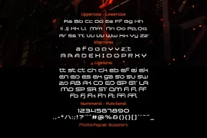 Blastage – Scifi Techno Game Expanded Sans