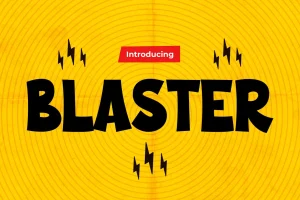 Blaster – Comic Cartoon Font