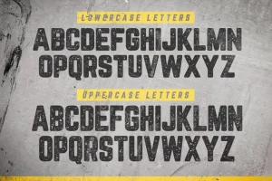 Blocklyn Font Family + Mockups