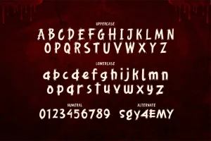 Bloodfear – Horror and Scary Font