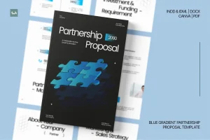 Blue Gradient Partnership Proposal | 004