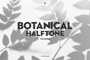 Botanical Halftone Textures