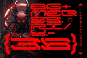 Brayqose Font Family – Futuristic Cyberpunk