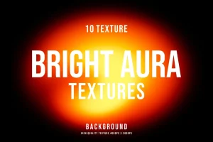 Bright Aura Textures Background