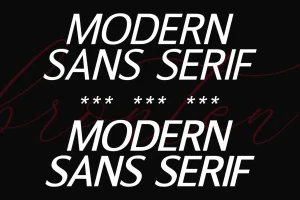 Bronten Family Sans Serif Font