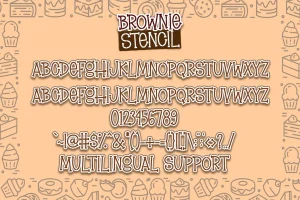 Brownie Stencil – Slab Serif Stencil Font