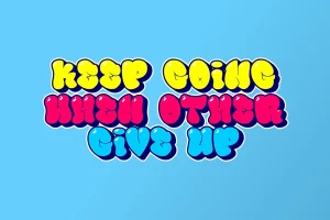 Bubble Block – Layered Graffiti Font