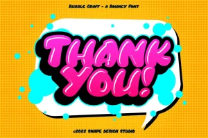 Bubble Graff – Bouncy Font