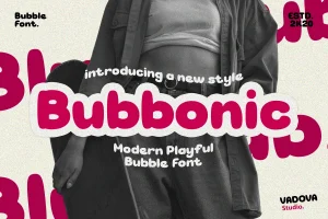 Bubbonic Bubble Font