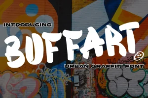 Buffart – Urban Graffiti Font