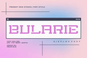Bularie  Stencil