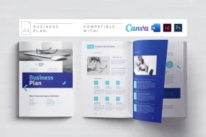 Business Plan | Canva | Docx | ID | PSD