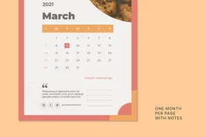 Calendar 2021