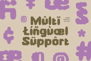Camei – Bubble Font