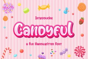 Candyful – a Fun Handwritten Font