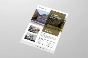 Canva Real Estate Flyer Template