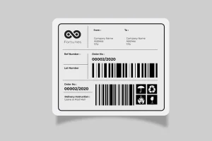 Cd Fragile Shipping Sticker Template