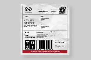 Cd Fragile Sticker Label