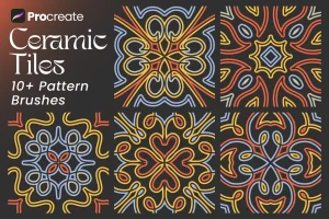Ceramic Tiles Procreate Brushes