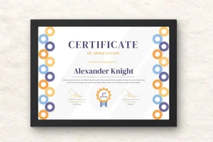 Certificate of Appreciation Template V4