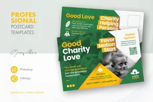 Charity Postcard Templates