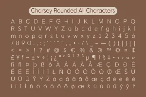 Charsey Rounded