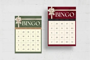 Chrismas Bingo Card Template