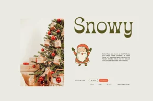 Christmas Blink | Playfull Font