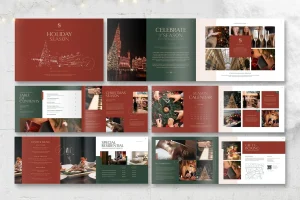 Christmas Hotel Brochure Template
