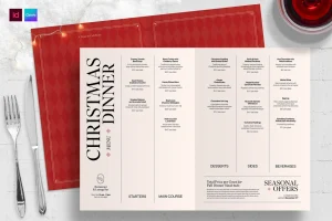 Christmas Menu Template