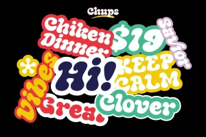Chups – Groovy Retro Font