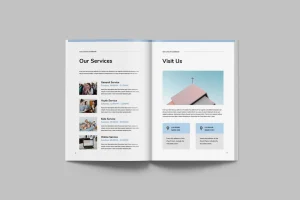 Church Booklet | MS Word & Indesign
