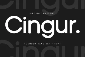 Cingur Rounded Sans Serif Font